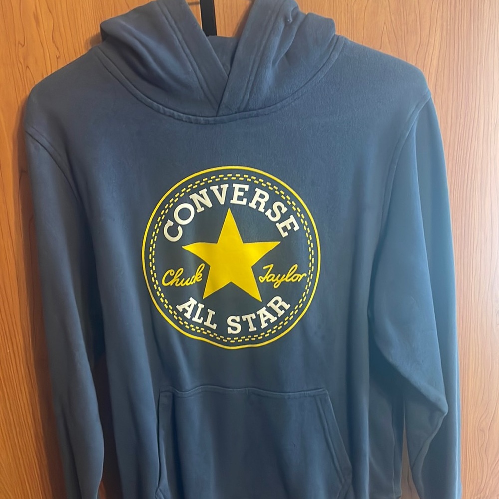 Converse Hoodie Blue/Yellow Size XL Boys